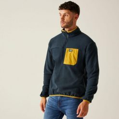 Frankie Half Zip męski turystyczny polar. Niebieskie bluzy z polaru męskie Regatta, m, bez wzorów, z polaru, sportowe, bez ramiączek, bez kaptura. Za 211.00 zł.