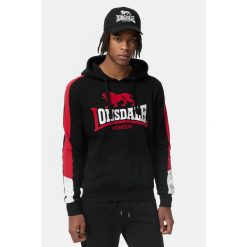 Bluza z kapturem Lonsdale Langwell. Białe bluzy nierozpinane męskie Lonsdale, m, bez wzorów, casualowe, bez ramiączek, z kapturem. Za 297.50 zł.