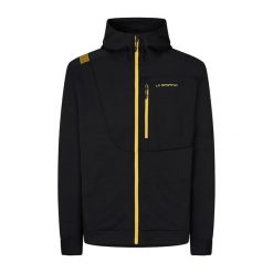 Bluza wspinaczkowa męska LaSportiva Mood Hoody. Czarne bluzy nierozpinane męskie La Sportiva, m, bez wzorów, bez ramiączek, bez kaptura. Za 425.50 zł.