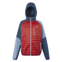 Męska Kurtka Hybrydowa Andreson Pro. Czerwone kurtki męskie Regatta, m, bez wzorów, z puchu, sportowe, bez ramiączek, bez kaptura. Za 118.99 zł.