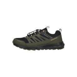 Buty trekkingowe Endurance Ferill WP. Czarne buty trekkingowe męskie Endurance, bez wzorów, sportowe, bez obcasa, bez zapięcia. Za 295.50 zł.