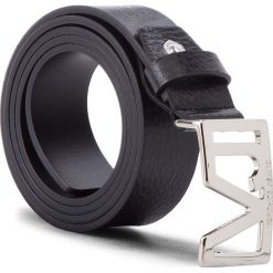 Pasek Męski VERSACE JEANS - D8YSBF10 100 70872 899. Czarne paski męskie Versace Jeans, w paski, z jeansu. W wyprzedaży za 369.00 zł.