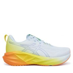 Buty do biegania Asics. Niebieskie buty do biegania męskie Asics, bez wzorów, bez zapięcia, do biegania. Za 679.99 zł.