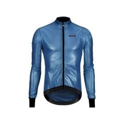 Kurtka wodoodporna Etxeondo Busti. Niebieskie kurtki męskie ETXEONDO, bez wzorów, bez kaptura, rowerowe. Za 634.00 zł.