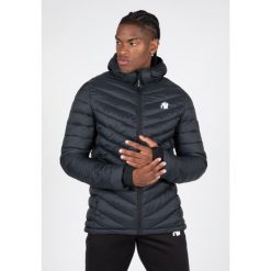Osborn Puffer Kurtka - Czarny. Czarne kurtki męskie GORILLA WEAR, bez wzorów, bez ramiączek, bez kaptura. Za 423.00 zł.