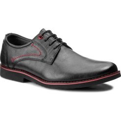 Półbuty VAPIANO - MFA1011A-3 Czarny. Czarne eleganckie półbuty męskie Vapiano, z materiału, klasyczne. Za 119.99 zł.