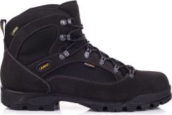 Buty trekkingowe męskie Aku Camana Fitzroy GTX czarne r. 44 1/2. Czarne buty trekkingowe męskie Aku, bez wzorów, bez zapięcia. Za 664.99 zł.