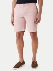 Tommy Hilfiger Szorty materiałowe Deton 9.5 MW0MW42351 Różowy Slim Fit. Czerwone szorty męskie Tommy Hilfiger, bez wzorów, z bawełny. Za 369.99 zł.