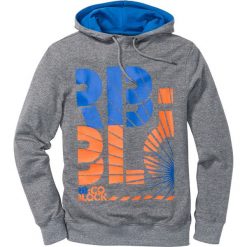Bluza dresowa Slim Fit bonprix szary melanż. Bluzy nierozpinane męskie marki DOMYOS. Za 89.99 zł.
