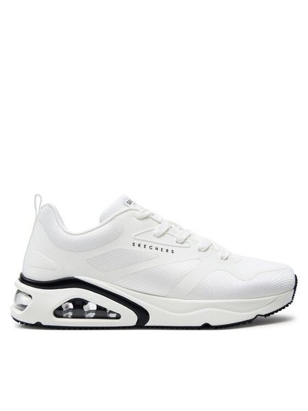 Skechers Sneakersy Tres-Air Uno-Revolution-Airy 183070/WHT Biały. Białe buty sportowe na co dzień męskie Skechers, m, bez wzorów, z materiału, bez ramiączek, bez kaptura. Za 249.99 zł.