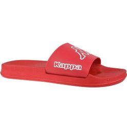 Klapki basenowe Kappa Krus. Czerwone klapki i japonki męskie Kappa, bez wzorów. W wyprzedaży za 58.00 zł.