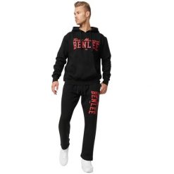 Bluza z kapturem o klasycznym kroju Benlee Stronghurst. Czarne bluzy z kapturem męskie BENLEE, m, bez wzorów, z kapturem. Za 244.50 zł.