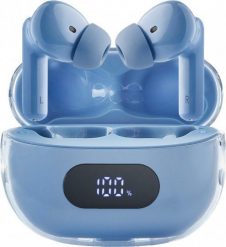 Słuchawki Intenso Intenso Buds Plus T315AE, headset (blue). Niebieskie słuchawki douszne Intenso. Za 136.85 zł.