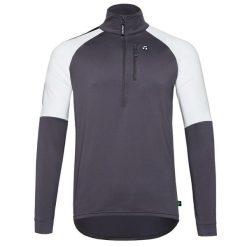 Bluza do narciarstwa biegowego z półgolfem męska Silvini Marone MJ1900. Szare bluzy nierozpinane męskie Silvini, m, bez wzorów, bez ramiączek, bez kaptura. Za 325.00 zł.