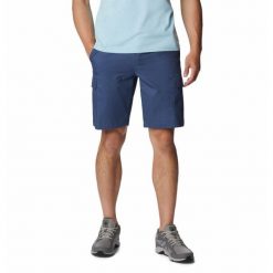 Krótkie Spodenki Turystyczne Męskie Columbia Rapid Rivers Short. Niebieskie szorty sportowe męskie Columbia, bez wzorów, sportowe. Za 92.99 zł.