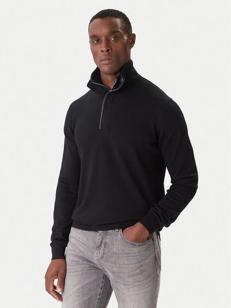 KARL LAGERFELD Sweter 655005 554399 Czarny Slim Fit. Czarne kardigany męskie KARL LAGERFELD, bez wzorów, z wełny, bez kołnierzyka, bez ramiączek. Za 739.99 zł.