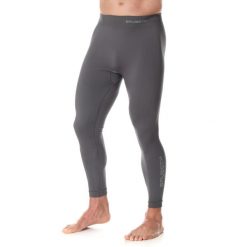 Spodnie męskie termoaktywne Brubeck EXTREME THERMO. Szare bielizna termoaktywna męska Brubeck, l, bez wzorów, z elastanu, bez ramiączek, do biegania. Za 138.99 zł.