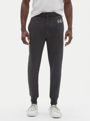 Gap Spodnie dresowe 500382-00 Szary Regular Fit. Szare spodnie dresowe męskie GAP, bez wzorów, z bawełny. Za 129.99 zł.