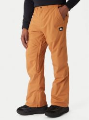 Quiksilver Spodnie snowboardowe Estate EQYTP03237 Brązowy Slim Fit. Brązowe spodnie narciarskie i snowboardowe męskie Quiksilver, bez wzorów, z syntetyku, narciarskie. Za 649.99 zł.
