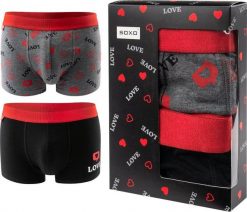 Soxo Bokserki 2 PAK SOXO na prezent dla Niego bawełniane M. Bokserki męskie Soxo, m, bez wzorów, z bawełny. Za 69.99 zł.