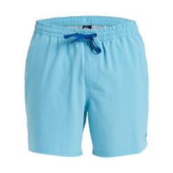 Szorty kąpielowe dla Mężczyzn SURFSILK SOLID 16" Niebieski. Niebieskie kąpielówki męskie Quiksilver, bez wzorów, z elastanu, sportowe. Za 199.99 zł.