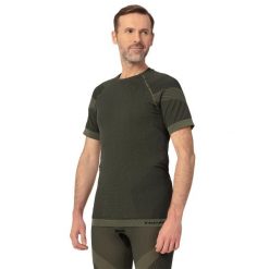 T-shirt turystyczny termoaktywny męski Tagart Woodsman z jonami srebra. Zielone bielizna termoaktywna męska TAGART, m, bez wzorów, bez ramiączek. Za 179.00 zł.