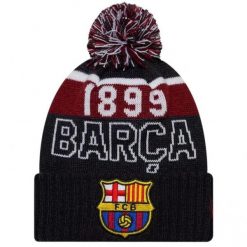 FC Barcelona x New Era czapka zimowa junior wielokolorowa. Czapki męskie FC Barcelona, na zimę, bez wzorów, sportowe. Za 159.00 zł.