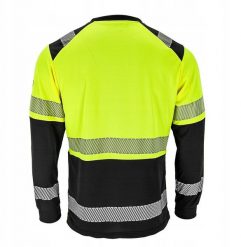 IGUANA-LS - Koszulka ostrzegawcza z siateczki męska długi rękaw zakończony ściągaczami poliester 100% 130 g/m2 2XL. Koszulki męskie z długim rękawem Reis, m, bez wzorów, z poliesteru, bez kołnierzyka, bez ramiączek. Za 81.76 zł.