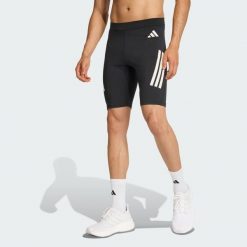 Legginsy adi365 Iconic Running short Tight. Czarne buty do biegania męskie ADIDAS, bez wzorów, bez zapięcia, do biegania, climacool (adidas). Za 219.00 zł.