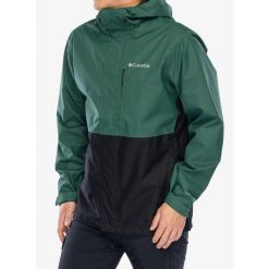 Kurtka przeciwdeszczowa męska Columbia Hikebound II Jacket. Zielone kurtki męskie Columbia, m, bez wzorów, sportowe, bez ramiączek, bez kaptura. Za 497.99 zł.