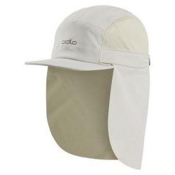 Czapka z daszkiem Odlo Performance Light Shade Cap Cap. Brązowe czapki męskie Odlo, bez wzorów, sportowe. W wyprzedaży za 197.99 zł.