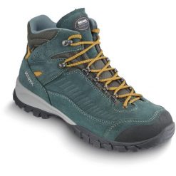 Buty trekkingowe męskie MEINDL Salo Mid GTX, z membraną Gore-Tex. Niebieskie buty zimowe męskie Meindl, bez wzorów, z gore-texu, sportowe, bez obcasa, bez zapięcia. Za 1,199.00 zł.