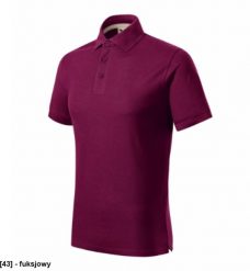 Prime (GOTS) - ADLER - Prime (GOTS) - Koszulka polo męska, Certified by Intertek GOTS-14289, 200 g/m2, 100 % bawełna organiczna - fuksjowy S. Koszulki polo męskie Malfini, m, bez wzorów, z bawełny, bez kołnierzyka, bez ramiączek. Za 102.88 zł.