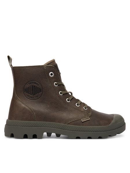Palladium Trapery Pampa Zip Lth Ess 76888-308-M Zielony. Zielone buty zimowe męskie Palladium, bez wzorów, ze skóry, bez obcasa, bez zapięcia. Za 429.99 zł.