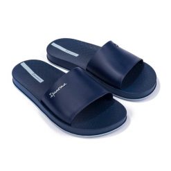 Klapki Ipanema Slide Unisex. Niebieskie klapki i japonki męskie Ipanema, bez wzorów. Za 89.25 zł.
