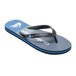 Japonki plażowe męskie Quiksilver Molokai Massive. Niebieskie klapki i japonki męskie Quiksilver, bez wzorów. Za 47.99 zł.