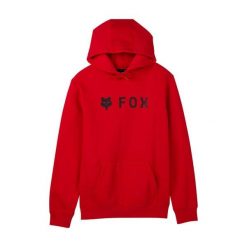 Bluza z kapturem męska Fox Absolute Fleece Po. Czerwone bluzy nierozpinane męskie FOX, m, bez wzorów, casualowe, bez ramiączek, z kapturem. Za 249.99 zł.