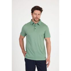 Koszulka Polo z 100% Wełny Merino (170 g/m² - Piqué). Zielone koszulki polo męskie WOOLONA, m, bez wzorów, z wełny, bez kołnierzyka, bez ramiączek. W wyprzedaży za 288.00 zł.