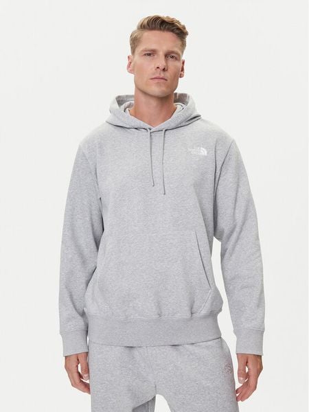 The North Face Bluza Essential NF0A89ES Szary Regular Fit. Szare bluzy nierozpinane męskie The North Face, m, bez wzorów, z bawełny, bez ramiączek, bez kaptura. Za 269.99 zł.