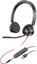 Słuchawki Poly POLY Blackwire 3320 Zestaw słuchawkowy Przewodowa Opaska na głowę Biuro/centrum telefoniczne USB Type-C Czarny. Czarne zestawy słuchawkowe Poly. Za 140.99 zł.