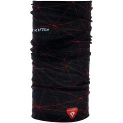 Komin wielofunkcyjny sportowy dla dorosłych Viking Primaloft. Czarne szaliki męskie Viking, bez wzorów, sportowe. W wyprzedaży za 47.92 zł.