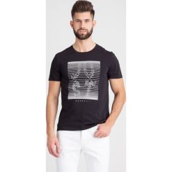 T-SHIRT Just Cavalli. Czarne t-shirty męskie Just Cavalli, l, bez wzorów, z bawełny, bez kołnierzyka, bez ramiączek. Za 335.40 zł.