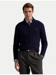 Polo Ralph Lauren Sweter 710876756001 Granatowy Regular Fit. Niebieskie kardigany męskie Polo Ralph Lauren, m, bez wzorów, z wełny, bez ramiączek. Za 999.99 zł.
