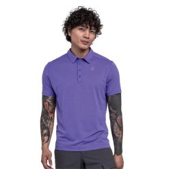 Koszulka polo męska Schöffel Circ Tauron. Fioletowe koszulki polo męskie Schöffel, m, bez wzorów, bez kołnierzyka, bez ramiączek. Za 269.99 zł.