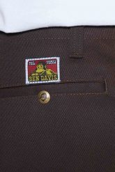 Spodnie Ben Davis Original Bens DARK BROWN. Brązowe długie spodnie sportowe męskie Nuvola Pelle, bez wzorów. Za 237.73 zł.