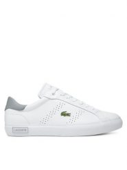 Lacoste Sneakersy Powercourt 2.0 Trainers 7-48SMA0002 Biały. Białe buty sportowe na co dzień męskie Lacoste, m, bez wzorów, ze skóry, bez ramiączek, bez kaptura. Za 319.99 zł.