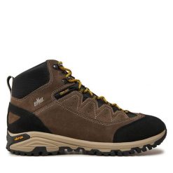 Trekkingi Lomer. Szare buty trekkingowe męskie LOMER, bez wzorów, sportowe, bez obcasa, bez zapięcia. Za 629.99 zł.