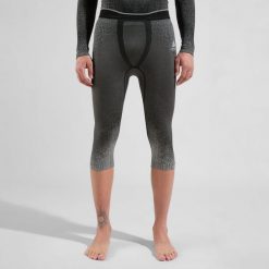 Legginsy termoaktywne męskie Odlo BLACKCOMB ECO. Czarne bielizna termoaktywna męska Odlo, m, bez wzorów, bez ramiączek, do biegania. Za 379.99 zł.