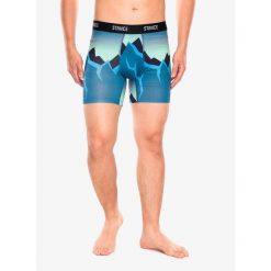 Bokserki termoaktywne męskie Stance Out Of Range Boxer Brief. Niebieskie bielizna termoaktywna męska Stance, l, bez wzorów, bez ramiączek. Za 78.99 zł.