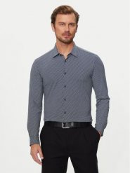 Boss Koszula Roan 50522091 Czarny Slim Fit. Czarne koszule męskie Boss, m, bez wzorów, z syntetyku, bez kołnierzyka, bez ramiączek. Za 369.99 zł.